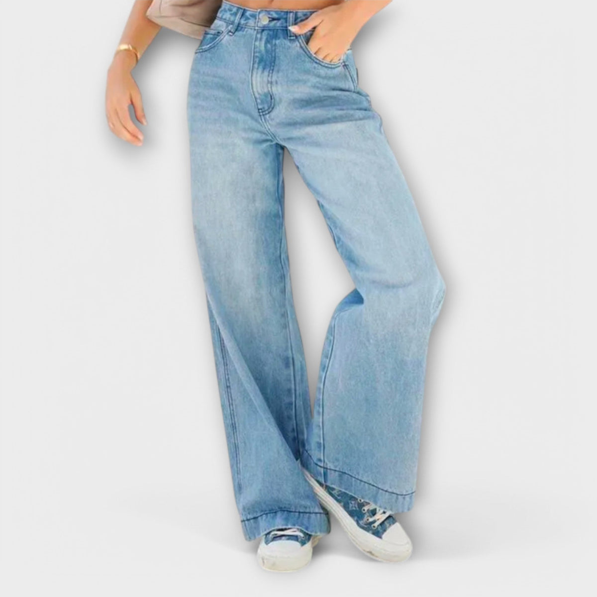 Pantalones anchos para mujer