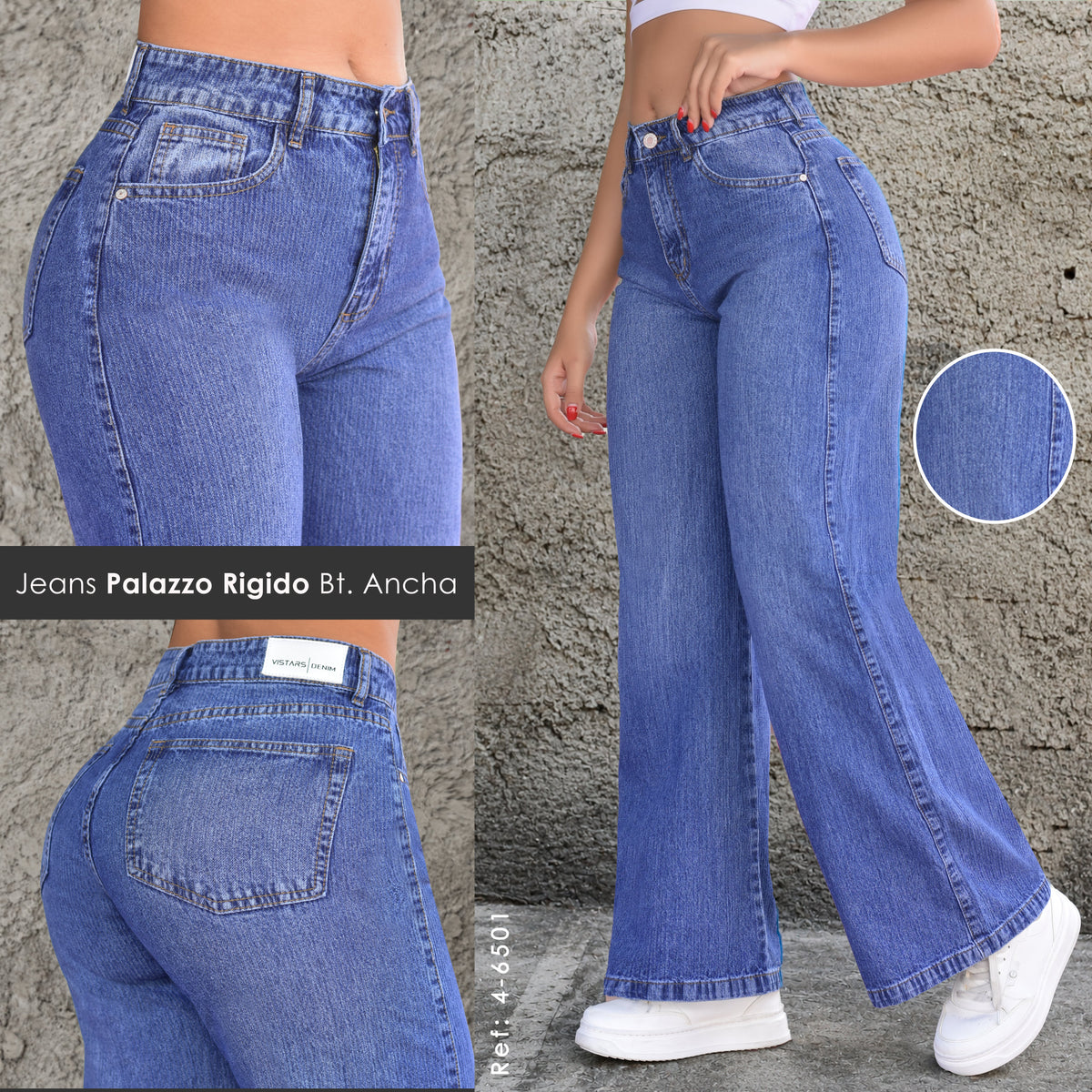 JEANS MUJER  PALACE RIGIDO
