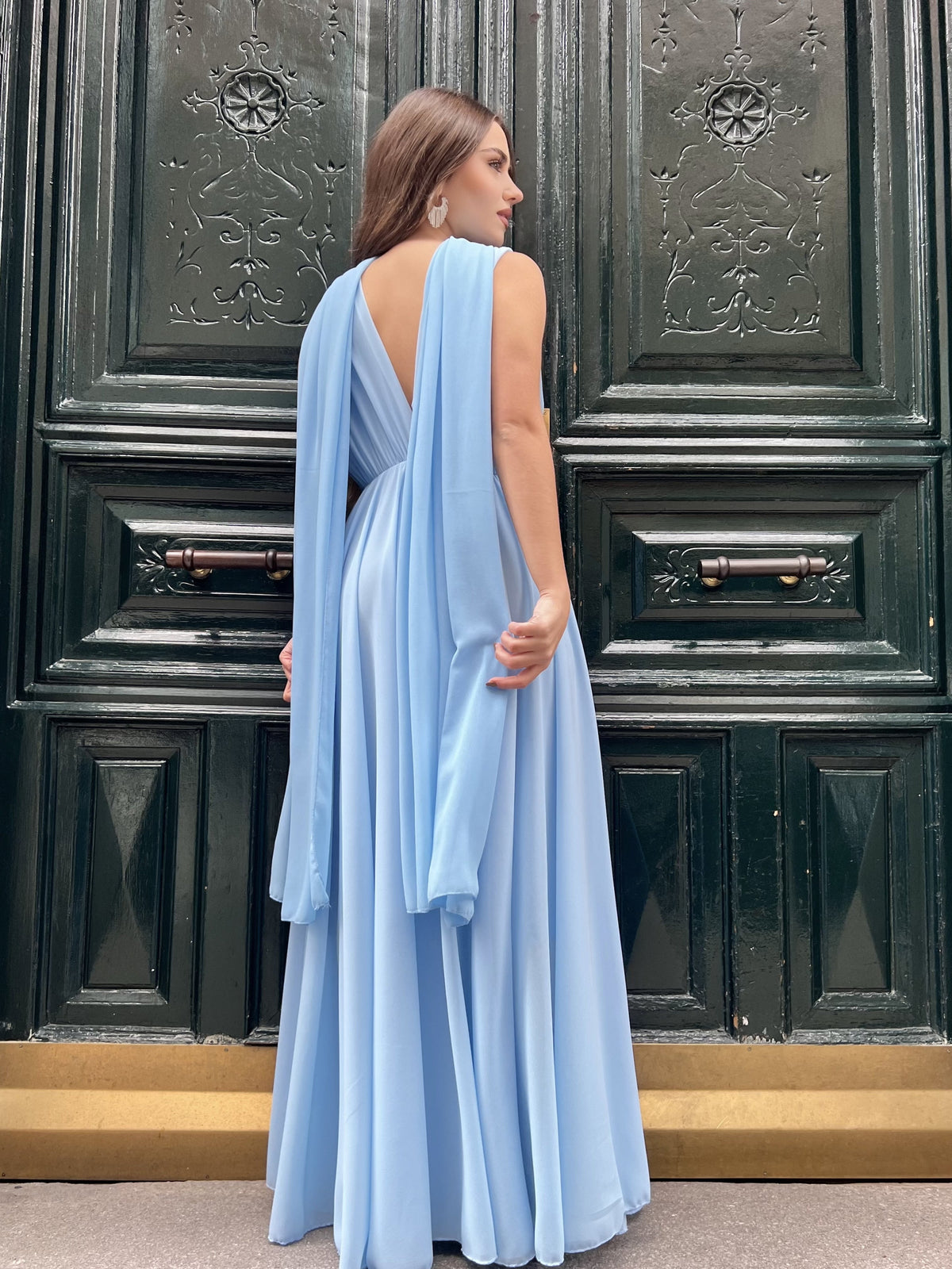 Vestido Largo Gasa