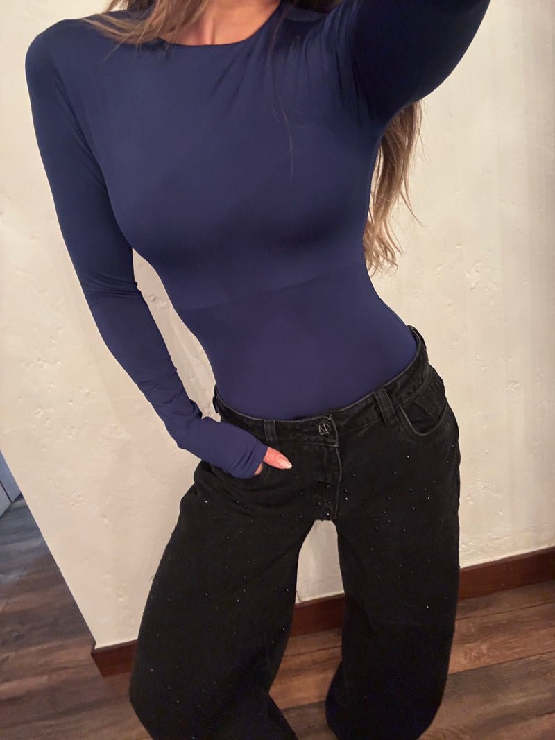 Body cuello cerrado - Azul Navy