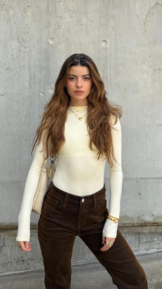 Body cuello cerrado - Butter Yellow