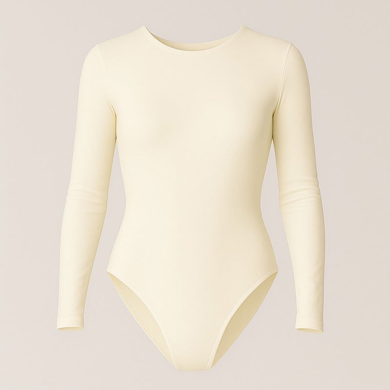 Body cuello cerrado - Butter Yellow