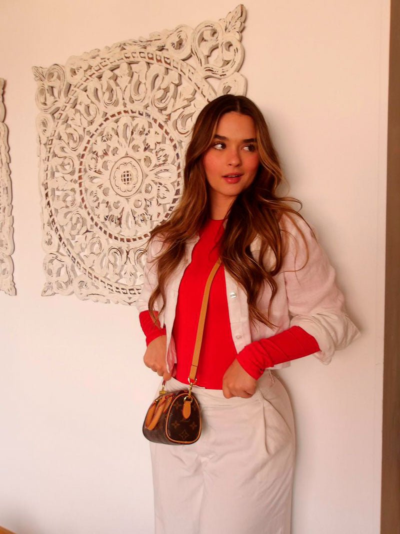 Body cuello cerrado  - Cherry