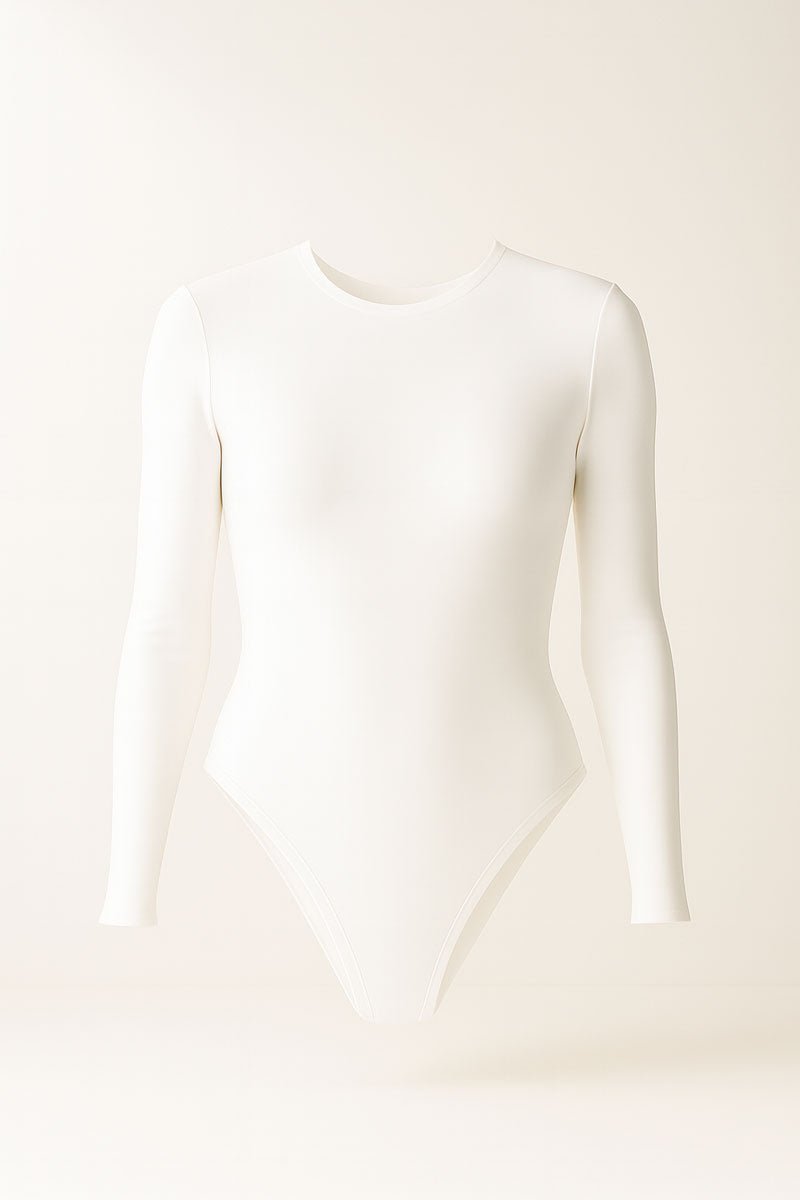 Body cuello cerrado - Marfil