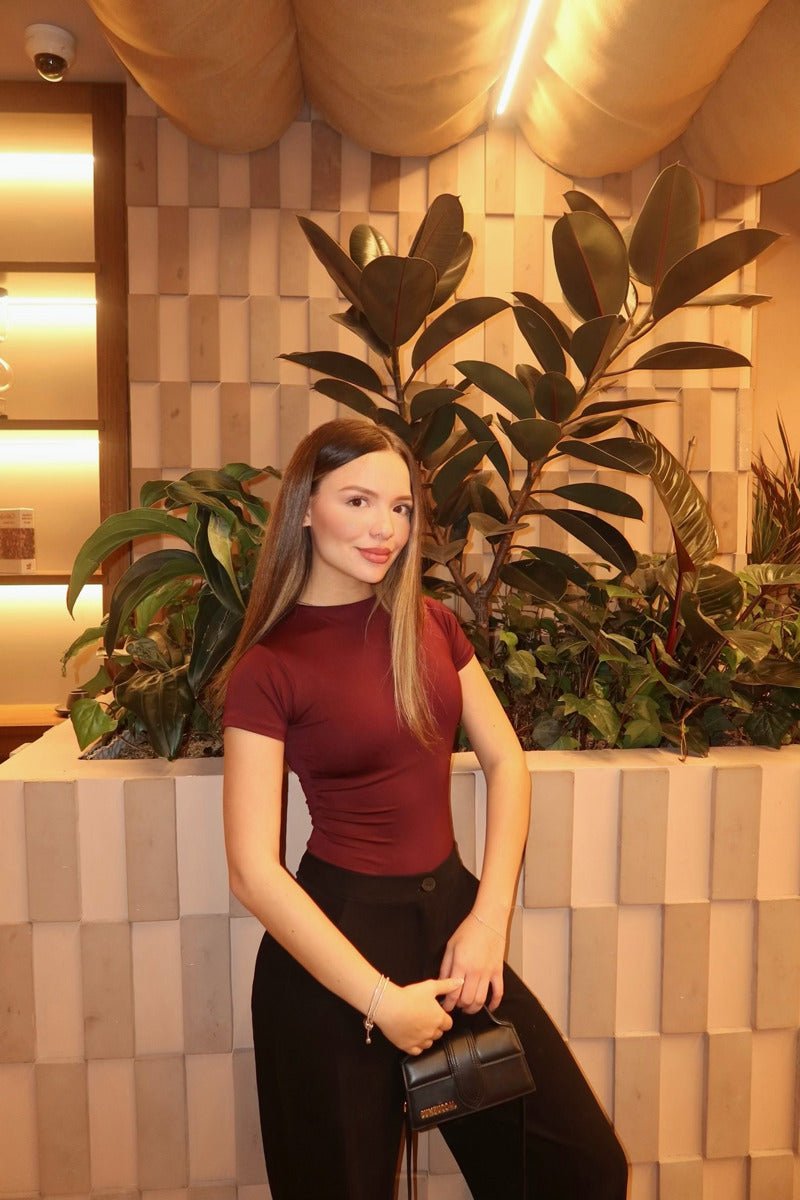 Body en Lycra  - Burgundy