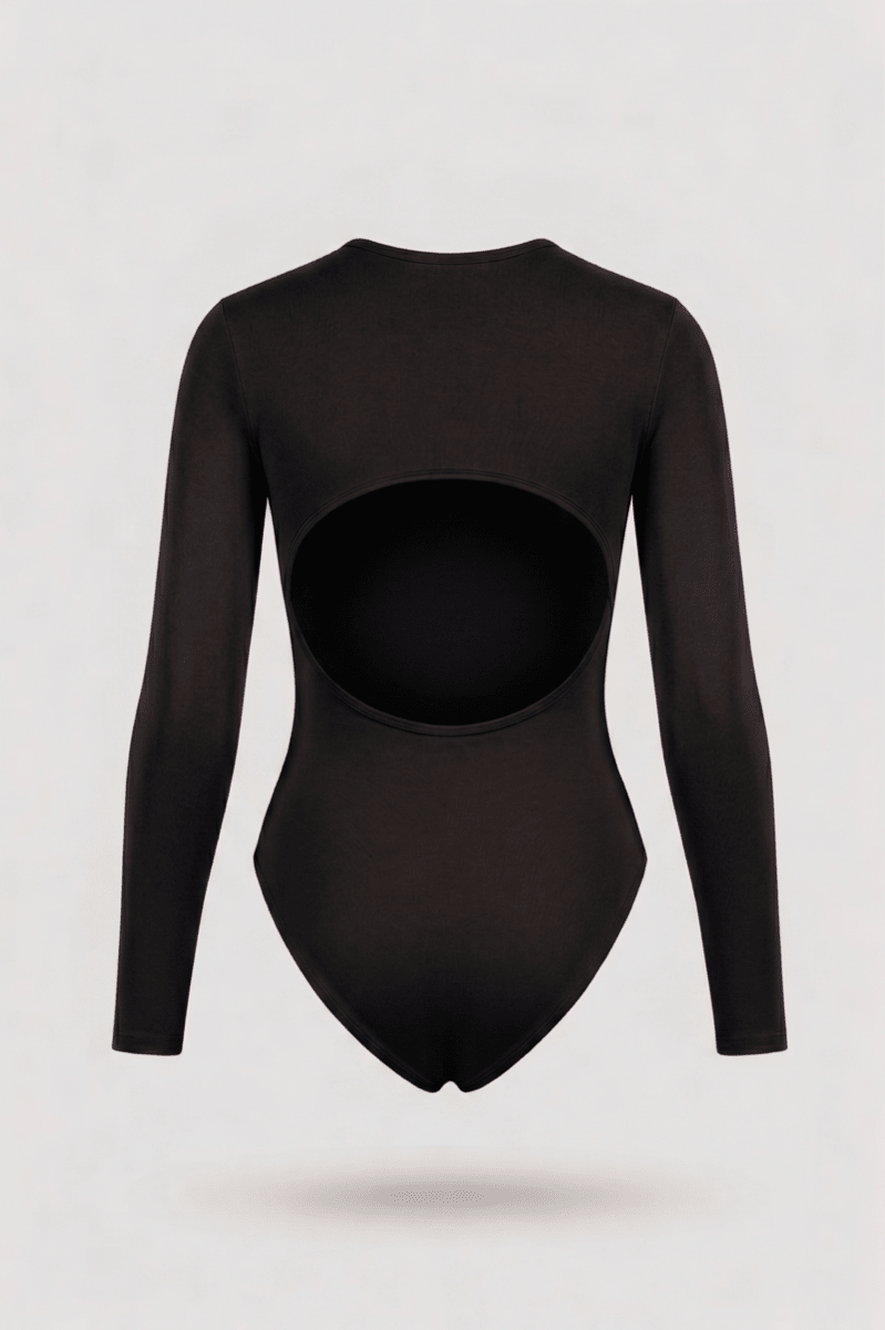 Body Espalda Descubierta Halo - Negro