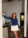 Body manga larga - Azul navy