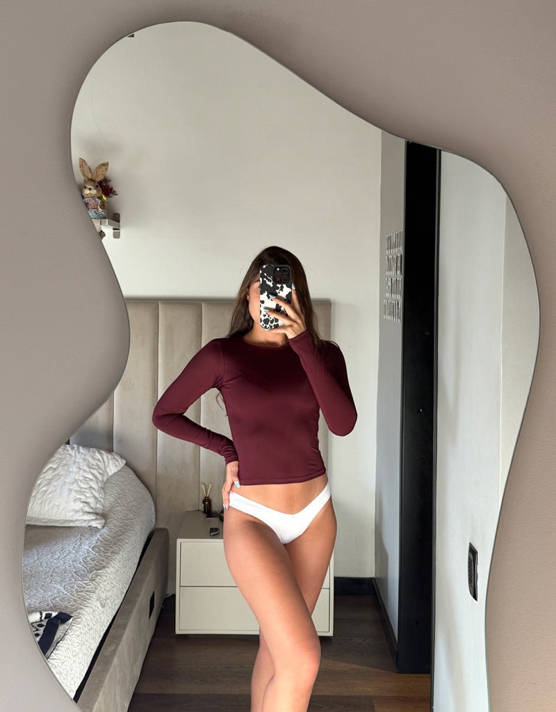 Camibuso en lycra  - Burgundy