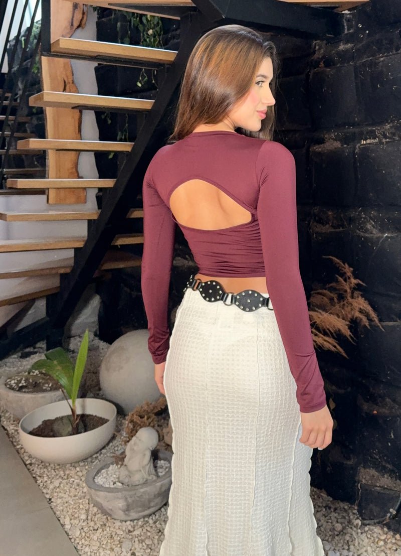 Camibuso en lycra  - Burgundy