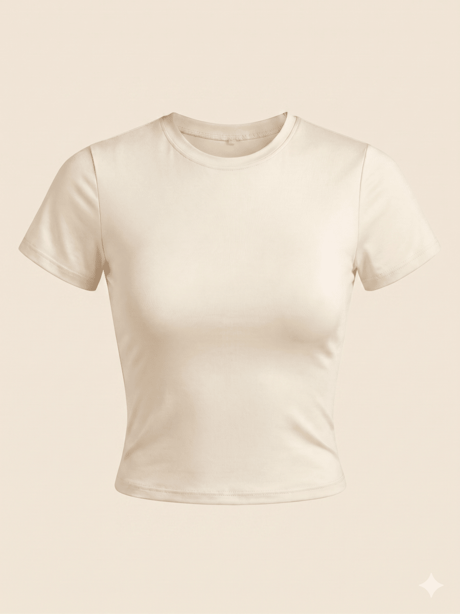 Camiseta en Lycra Bliss - Butter yellow