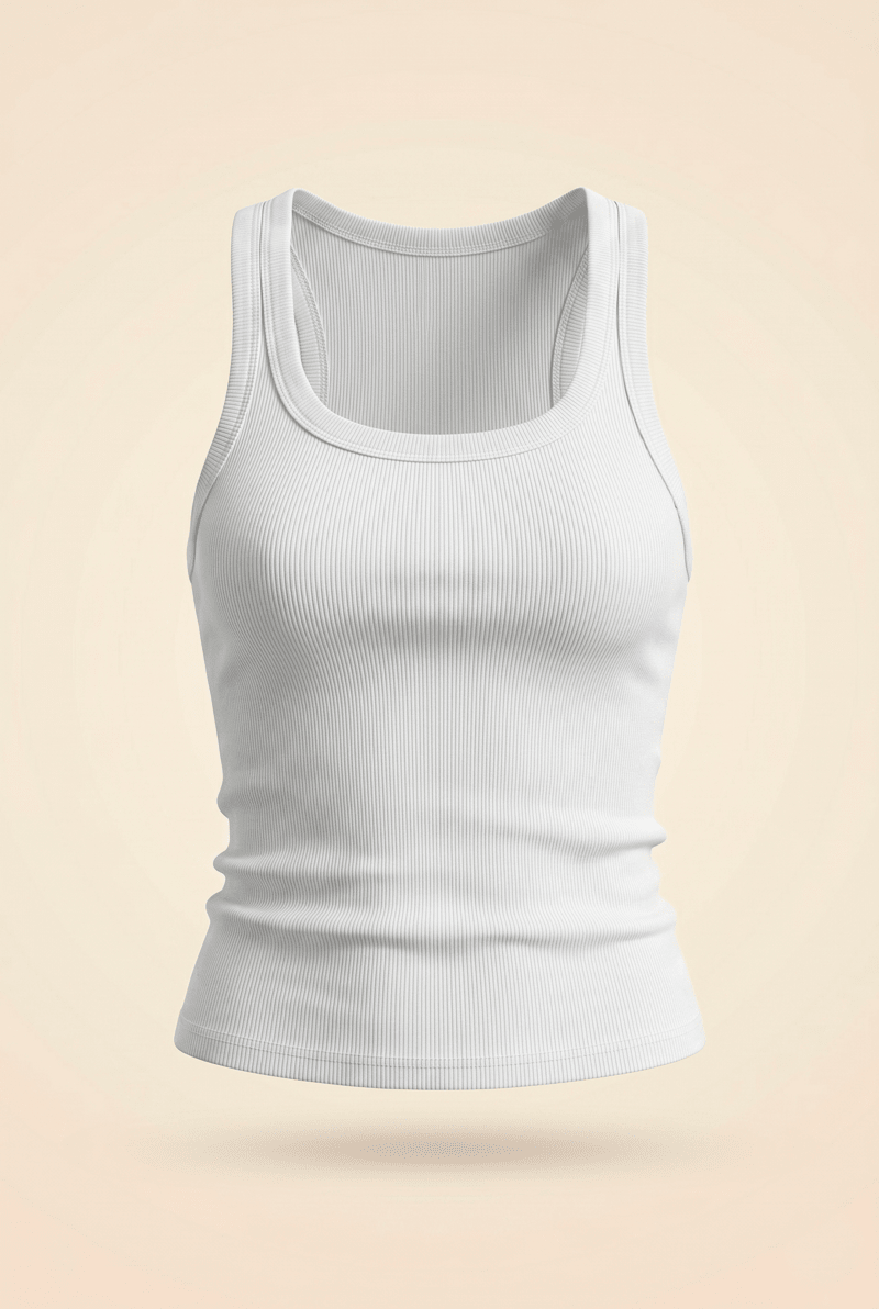 Tank Top Curvo - Beige