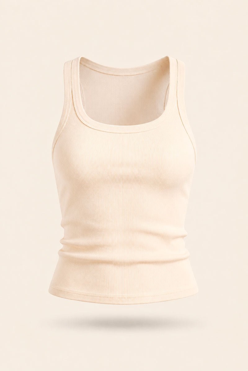 Tank Top Curvo - Vainilla