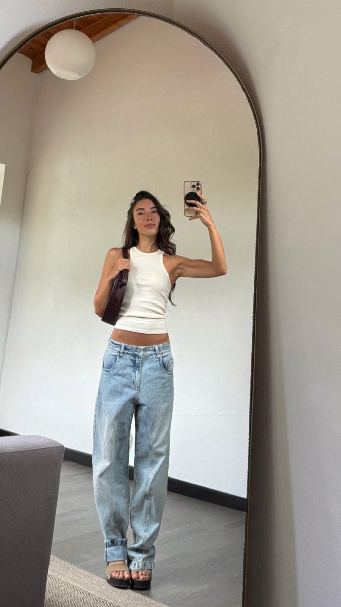 Tank Top Esqueleto - Vainilla
